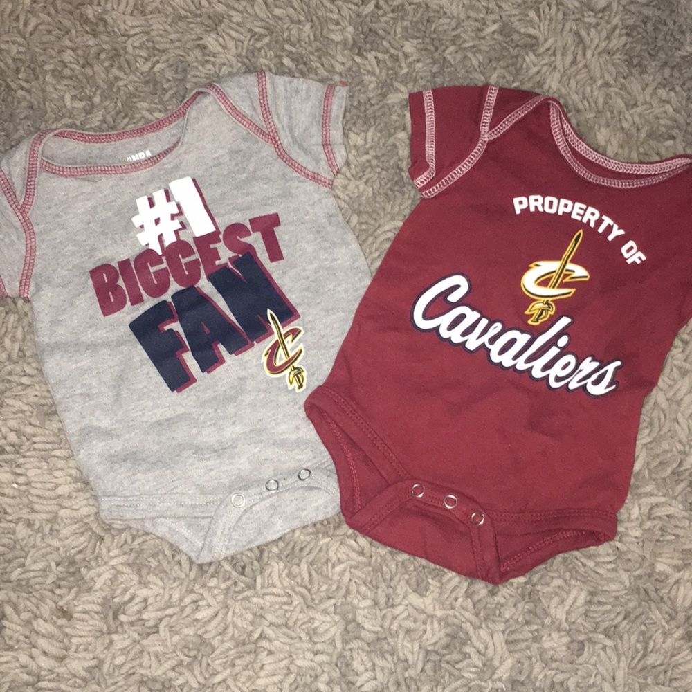 Cleveland cavaliers baby onesies